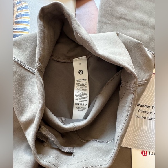 New- Lululemon Wunder Train High-Rise Tight 25" in Bay Leaf - Picture 7 of 8